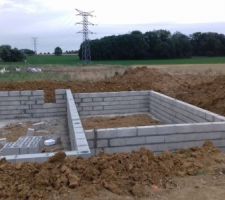 Montage du vide sanitaire sur 6 rangs