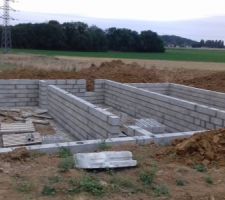 Montage du vide sanitaire sur 6 rangs