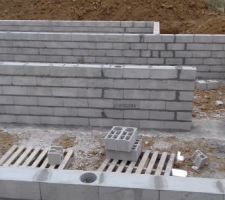 Montage du vide sanitaire sur 6 rangs