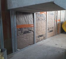 Doublage des murs_RDC(Sous Escalier)