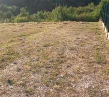 Cot&eacute; droit du terrain