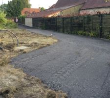 Accès chantier termine ..