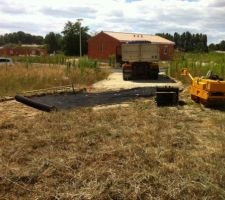 Création de l'accès chantier