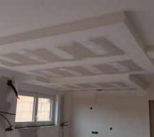 CONCEPTION DU FAUX PLAFOND DE LA CUISINE.