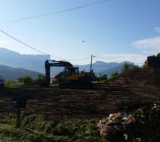 Terrasseement decapage des terres végétales