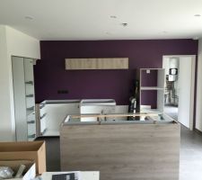 Montage de la cuisine en cours