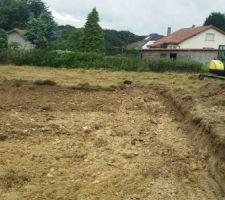 Démarrage du terrassement