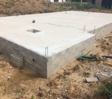 Dalle du vide sanitaire coulée