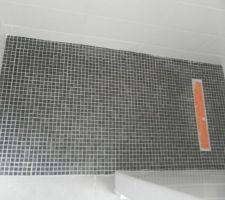 Sol de douche mosaïque