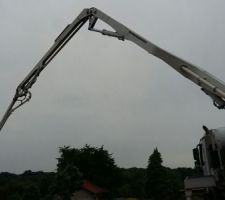 Coulage du béton vide sanitaire