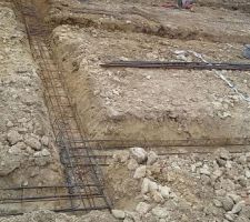 Coulage du béton vide sanitaire