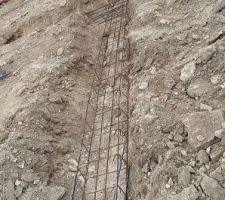 Coulage du béton vide sanitaire