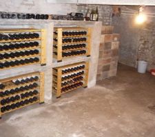 Cave a vin terminée