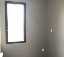 Peinture Gris Chrome dans la salle de bain