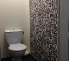 WC étage - Peinture & Papier-peint
