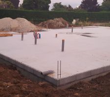 Voila la dalle est coule