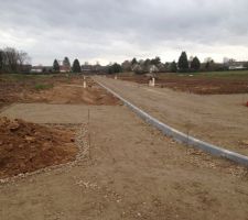 Lotissement en cours de cr&eacute;ation