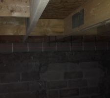 Mise en place suspentes plafond et isolation