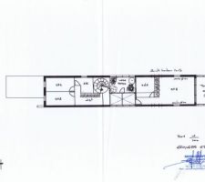 Esquisse maison 5 metres 1er etage