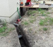 Raccordement en eau et électricité des garages