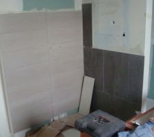 Carrelage de la douche