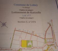 Plan du lotissement.