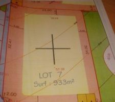 Plan de notre terrain.