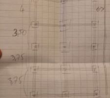 Ceci est le plan que j'ai fourni au maçon pour le début des travaux des fondations ! ^^