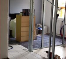 Création de l'espace SDB du RDC