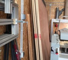 Amenagement des machines et du stock dans l'atelier