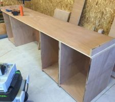 Réalisation du mobilier pour l'atelier