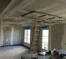 Structure faux plafond