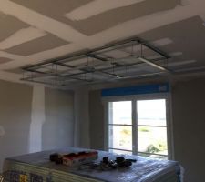 Structure faux plafond