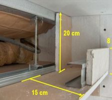 Les cotes des faux plafonds