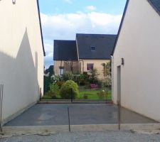 Dalle du garage