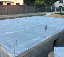 Coulage de dalle béton