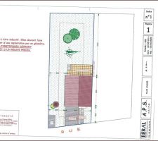 Le plan de masse par rapport à la superficie du terrain !