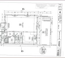 Le rez de chaussée avec terrasse de 25 M2 sur poteaux