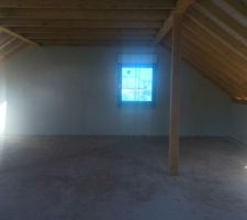 &Eacute;tanch&eacute;it&eacute; &agrave; l'air sur mur ext&eacute;rieur avec a&eacute;roblue - Etage