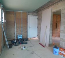 Isolation/Placo - Pr&eacute;paration WC/Cellier.