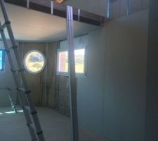 Isolation/Placo - Cage escalier-Cuisine