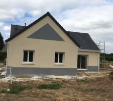 Le ravalement Blanc cassé et Gris froid