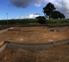 Coffrage et ferraillage des fondations