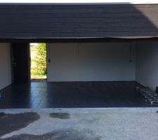 Garage 35m² carrele et enduit