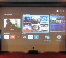 Interface multimedia via le lecteur BluRay