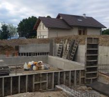 Elévation Mur de soubassement / murs de soutènement suite