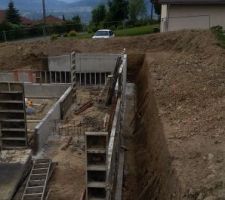 Elévation Mur de soubassement / murs de soutènement suite 3