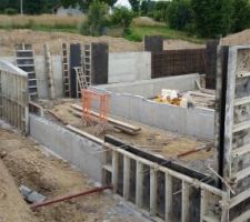 Elévation Mur de soubassement / murs de soutènement suite 5