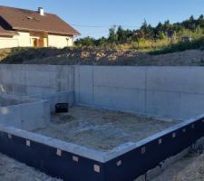 Elévation Mur de soubassement / murs de soutènement suite 9