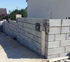 Élévation des murs clôture